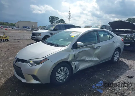 2014 Toyota Corolla L from USA, damaged, VIN 5YFBURHE1EP134014